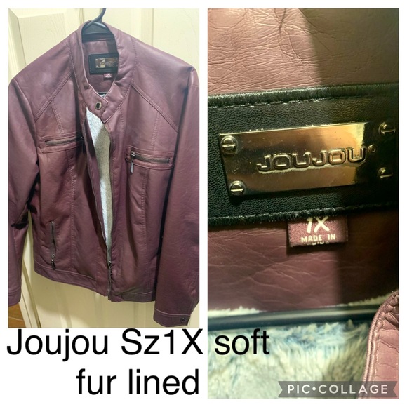 Faux leather jacket Sz1X - Picture 1 of 1